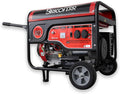 groupe électrogène Bricoferr | 8,5 kVA, 230 V monophasé – 50 Hz | Rouge/Noir, Générateur à essence 8500 19HP
