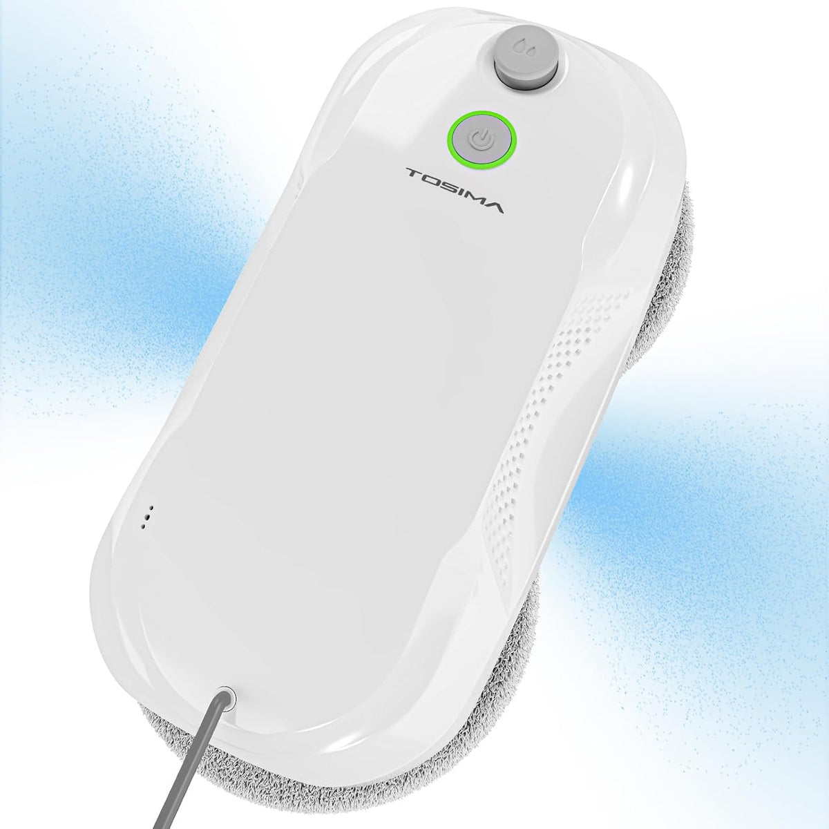 Tosima nettoyeur de vitres, Blanc – W5 Robot -avec Double Bec Pulvérisation | Aspiration à Fréquence Variable