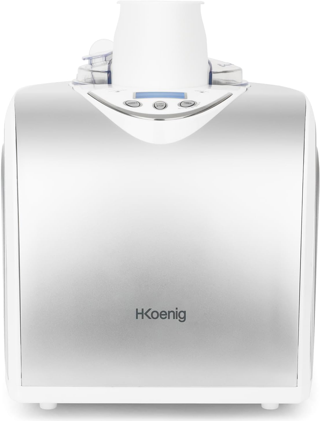 sorbetière H.Koenig – Blanc | Préparation rapide Compresseur yaourt glacé, sorbet et crème glacée