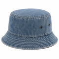 Chapeau bob taille unique en denim bleu délavé - style décontracté