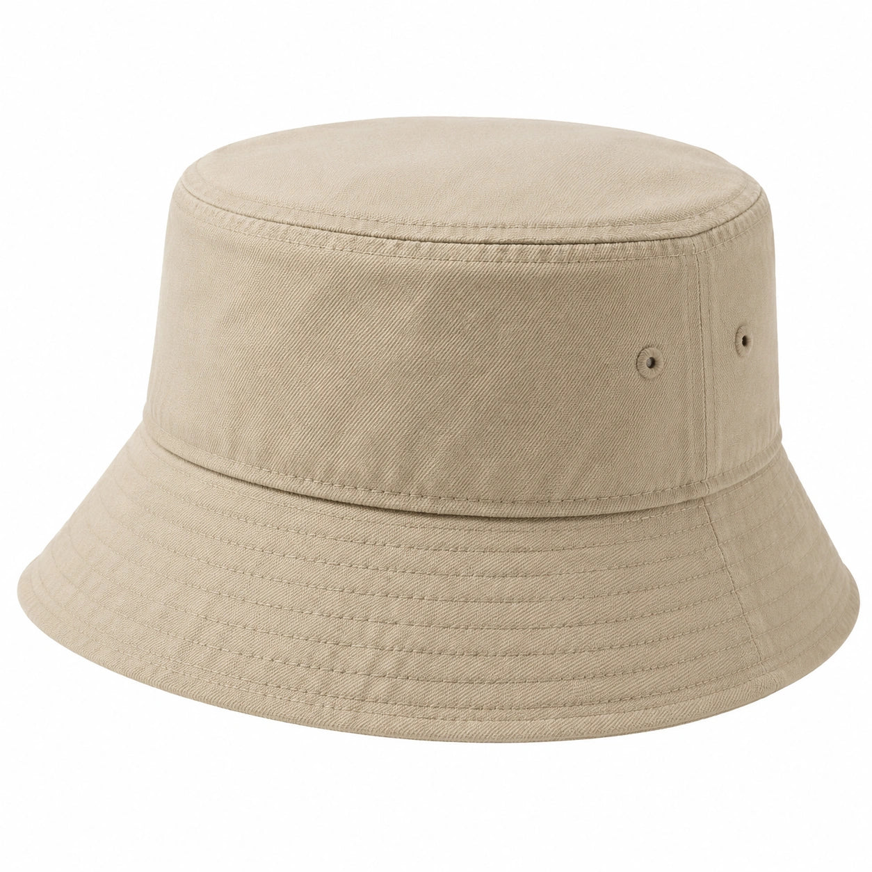 Chapeau bob taille unique en textile beige style décontracté