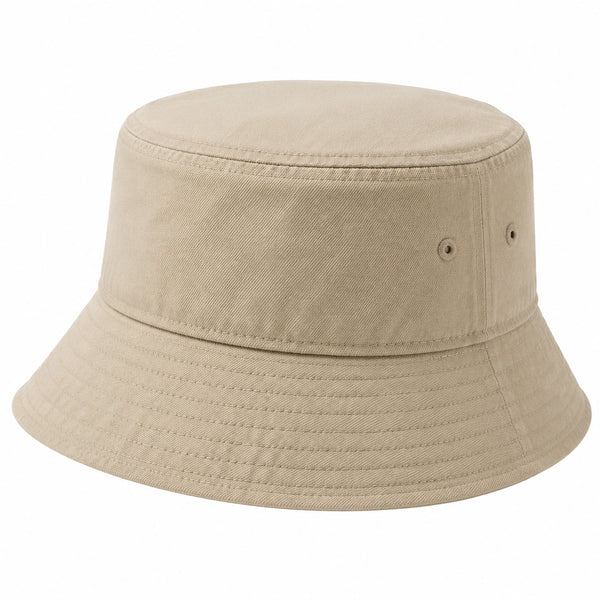 Chapeau bob taille unique en textile beige style décontracté