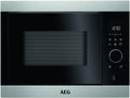 AEG Fours micro-ondes, 800 W – 17 L | Noir/Argent, mbb1755d de M micro-ondes encastrable/500 kWh/an/ / /barbecue