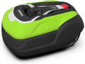 Greenworks tondeuse à gazon, 1000 m – 4G | Vert/Noir, Optimow 10 Robot pour Gazon jusqu'à ² avec 35% de Pente Ultra silencieuse