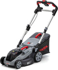 Ikra Tondeuses et tracteurs, 36 V – 400 m | 38 cm, 75 mm – Noir/Gris/Rouge | Tondeuse-mulcheuse 3in1 IB-LM 38, surfaces jusqu'à ²