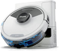 robot aspirateur Shark | Blanc/Gris, Matrix Plus 2-en-1 Aspirateur Robot Laveur – Base autovideuse de 60 Jours