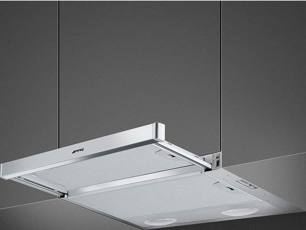 Hottes aspirantes Smeg | 315 m, 67 dB – Argent | KSET61E2 hotte ³/h Semi-intégrée (semi-encastrée) D - Hottes ( ³/h