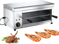 plancha Glowdora | 2000 W, Argent – Gril Salamandre Électrique Fondoir À Fromage | 50-300 °C, Brûleur en Acier Inoxydable