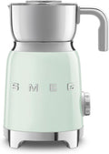 Mousseurs à lait automatiques Smeg | 600 ml, 500 W – Vert D'eau | Mousseur à Lait Multifonction MFF11PGEU, Système à Induction