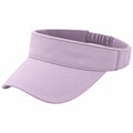 Visière de sport taille unique en tissu lilas ajustable protection solaire