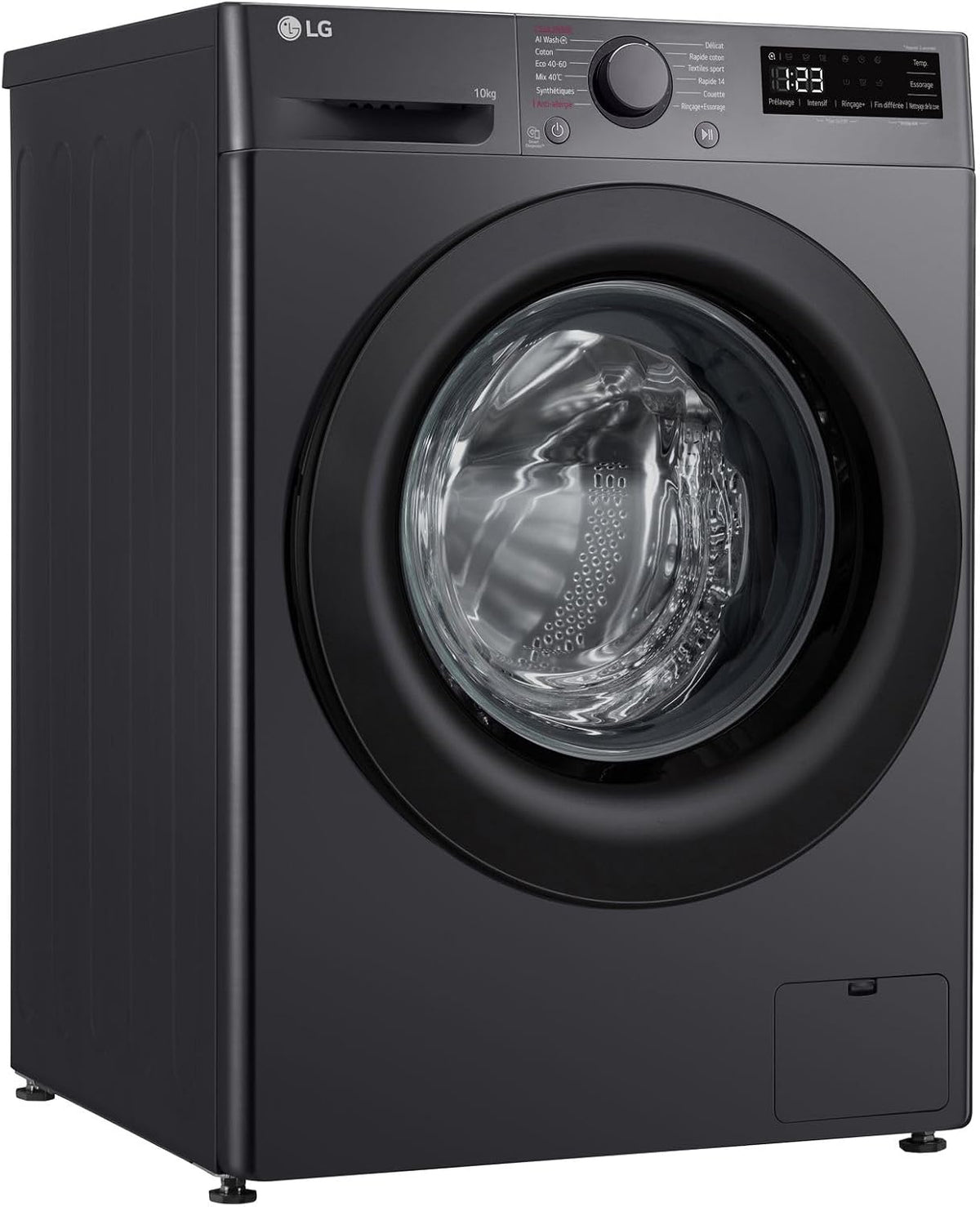 lave-linge LG | machine à laver, Noir – frontal F14R35MBS