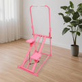 Cardio-training SanBouSi – 77 x 50 x 121-140 cm | 20-30 dB, 100 kg – polypropylène | acier, rose – Guidon et pédales réglables