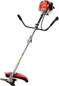débroussailleuse reukmuuc | ABS, métal – Rouge/Noir/Argent | moteur 2 temps 52 cc avec tige droite et système anti-vibration