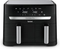 friteuse à air chaud Tefal | air fryer, 8,3 l – 2Kg | Noir/Argent, Dual Easy Fry – à double chambre | nourriture, 2 tiroirs indépendants