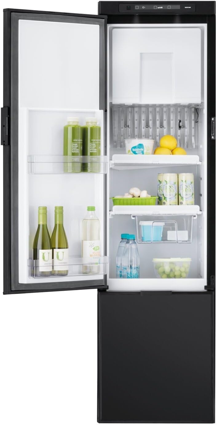 réfrigérateur Thetford – frigo | Noir/Blanc, à Absorption trimixte encastrable Série N4000 Modèle - N4141A