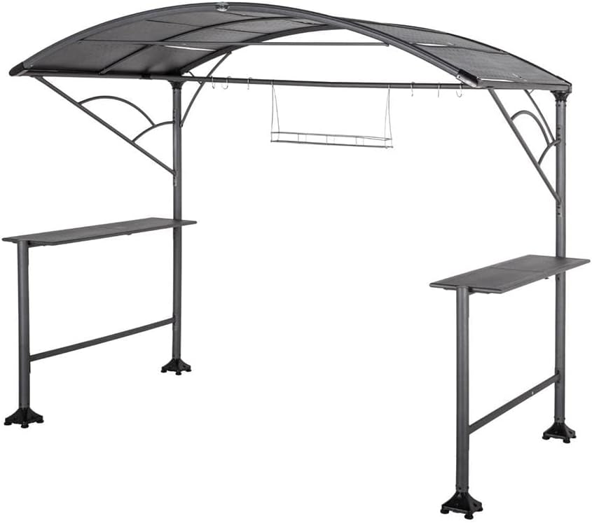Abris de jardin HESPERIDE | Gris, Abri barbecue Neiba Graphite - Hespéride