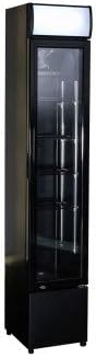 armoire CombiSteel, 105 litres – Noir | à Boisson Food Truck - Porte Vitrée R600A Vitrée