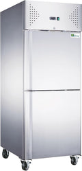 armoire Afi Collin Lucy – Argent | Réfrigérée Négative Série Star - 2 ou 4 Demi-Portes