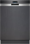 Lave-vaisselles standards SIEMENS | 60 cm, Noir/Acier Inoxydable – lave-vaisselle partiellement intégré | acier inoxydable