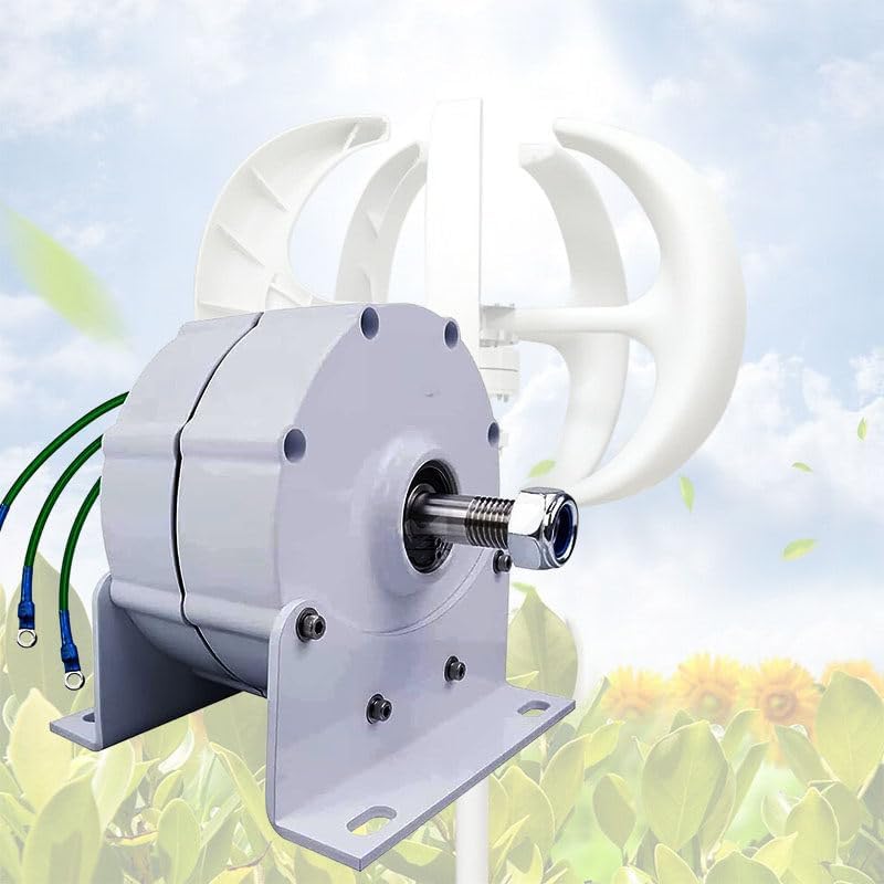 groupe électrogène Lakenbroade | 12 V, 24 V – 48 V | 110 V, 220 V – blanc | Générateur à Faible régime, 10 000 W