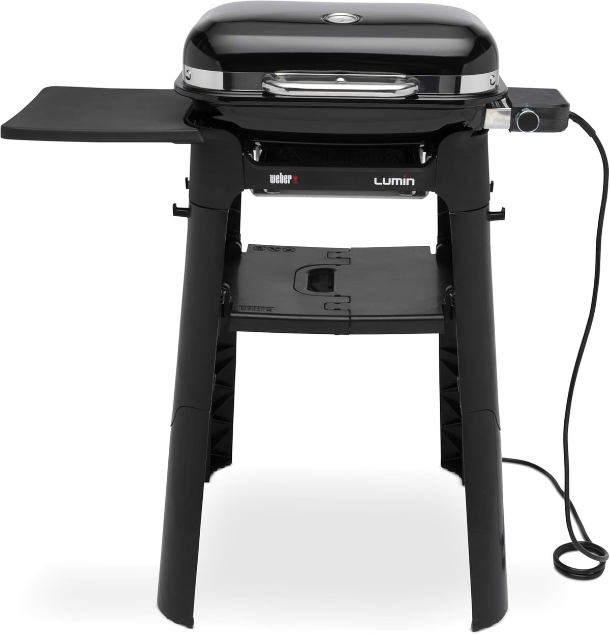Grills électriques d'extérieur Barbecue Weber électrique | 43 x 32 cm, Noir – cuisson à la vapeur et à l'eau