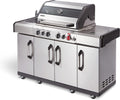 fumoir Enders – Argent/Noir | Kansas II Pro 4 SIK Profi Turbo barbecue gaz - Barbecue à gaz infrarouge, Chaleur Range