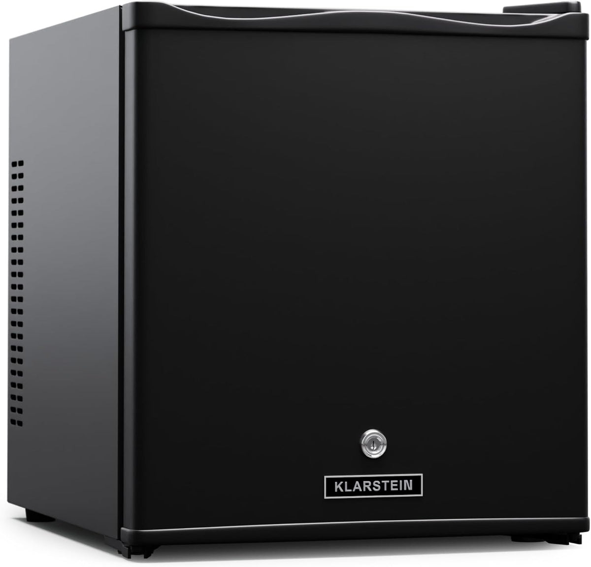 mini réfrigérateur KLARSTEIN | frigo, 28 L – Noir | porte en verre, boissons & snacks – Petit & Silencieux | Clayettes réglables