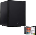 mini réfrigérateur Congélateur – frigo | 30 L, Noir – vertical compact à une porte avec serrure de porte | pour bureau