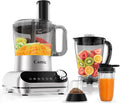 robot de cuisine Camic – 1500 W | 2.5 L, Argent/Noir – Multifonction - Robot Culinaire avec Bol | 6 Programmes