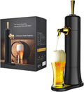 Tireuses à bières coyrugky | L 145 x P 233 x H 517 mm, 500 ml – Silicone ABS | Noir, Tireuse à bière professionnelle avec technologie mousse vibrante