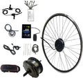 Cyclisme Quixnova – 24 V | 250 W, Noir/Argent – Kit de Conversion de vélo électrique | 20'/24'/26'/27, Rear-24inch