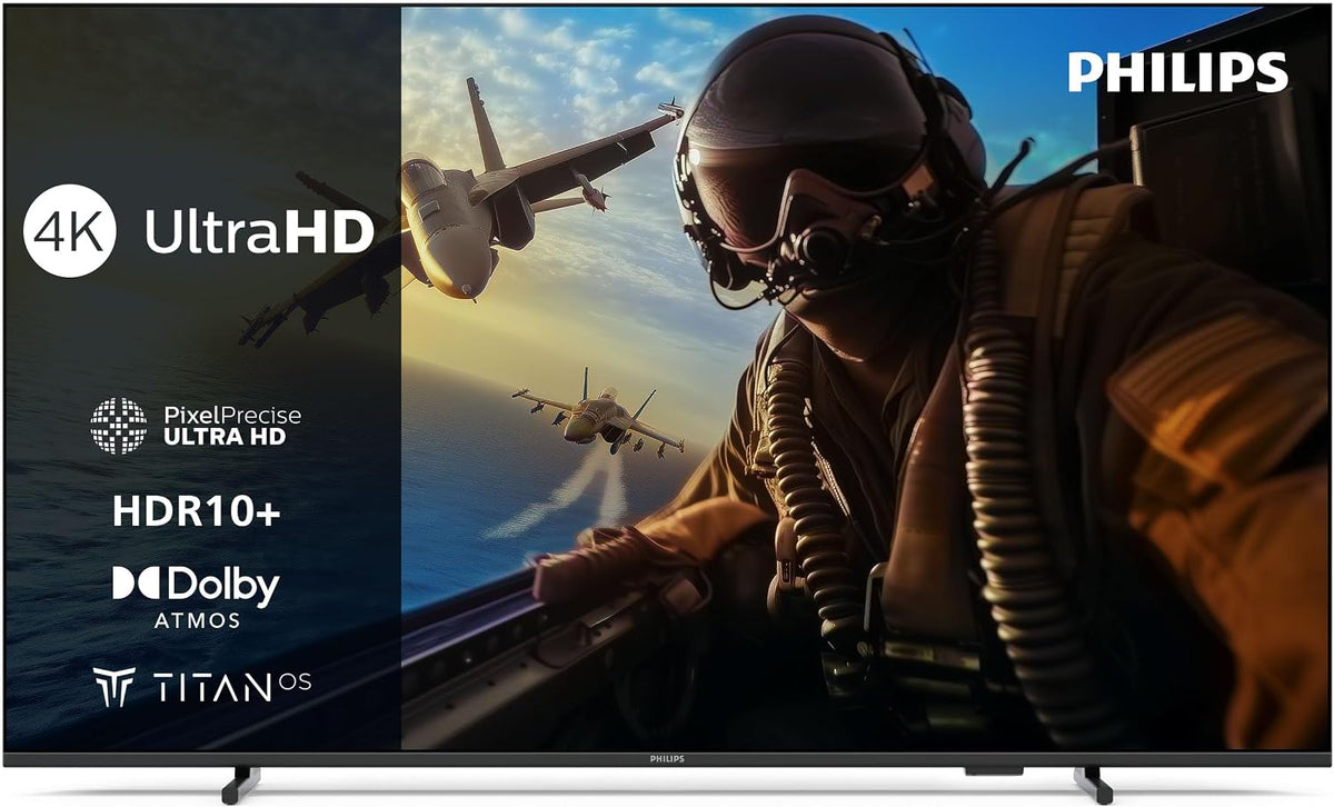 téléviseur Tv led 50'' TQ50Q7F4 | TV, 50 Pouces – Noir/Argent | Titan OS et Son Dolby Atmos - Compatible Alexa et Assistant Vocal Google