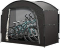 tondeuse à gazon Tente | environ 220 x 150 x 185 cm, tissu Oxford 210D avec revêtement argenté – noir | vert, de rangement pour vélo