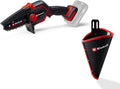 tronçonneuse Einhell | 18 V, 12,5 cm – Noir/Rouge | Élagueuse sans fil GE-PS 18/15 Li Holster Kit Power X-Change (