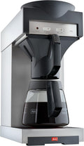 machine à café Melitta | cafetière, 1,8 L – 17 m | Noir/Acier Inoxydable
