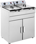 armoire Royal Catering – 2 x 16 | 2x 10, 2 x 6 – 000 W | 400 V, Argent – Friteuse Électrique l Total / l D'Huile