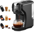 machine à café Cafelffe | Noir, MK-611 Cafetière à capsules 3 en 1 – hauteur de tasse réglable