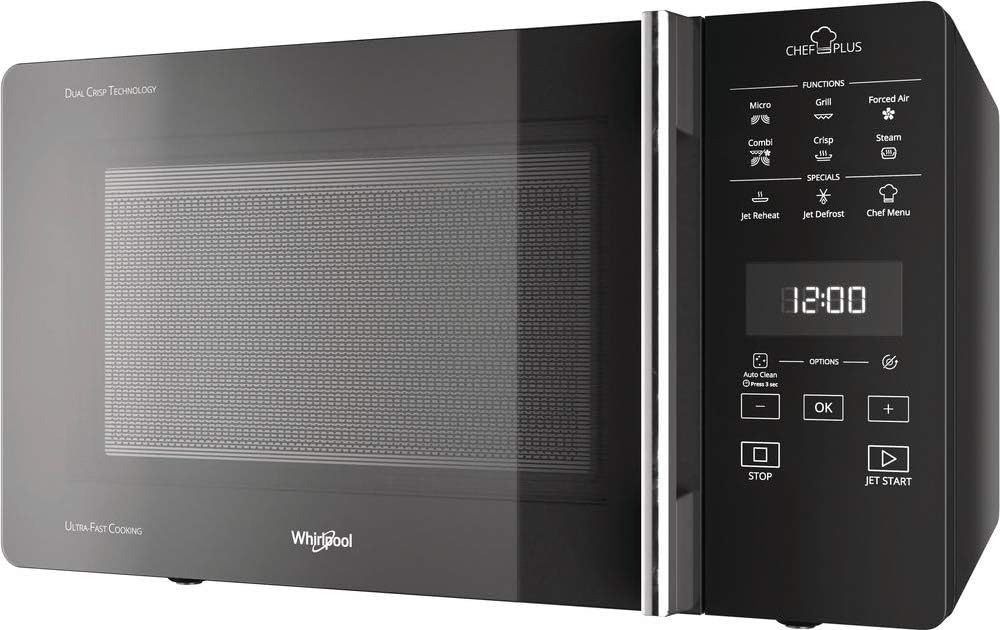 Fours micro-ondes Whirlpool – Noir/Argent | Microonde 859991594080 CHEF PLUS Mcp 359 Sl Silver e Black