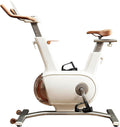 Clover fitness Cardio-training, Blanc/Marron – Vélo d'appartement Sophy W1+ | Entraînez-vous à la maison comme en salle de sport