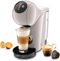 machine à café Nescafé Dolce Gusto | cafetière, Blanc – Krups KP243A GENIO S à capsules pour différentes boissons | compacte