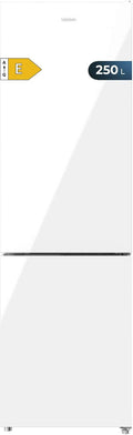 réfrigérateur Cecotec | frigo, 250 L – Blanc | combiné Bolero CoolMarket Combi 250 White Glass E. Capacité, Total No Frost