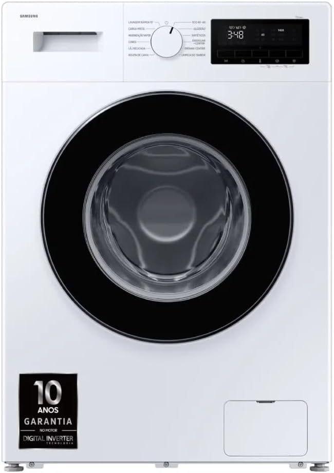 lave-linge Lave | machine à laver, linge – 9Kg | 1400 RPM, Blanc/Noir – linge Samsung WW90FG3M05AWEP Blanc