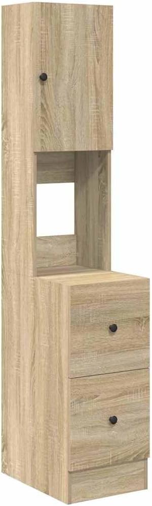 armoire HETFTJN, 35 x 50 x 180 cm – bois | beige