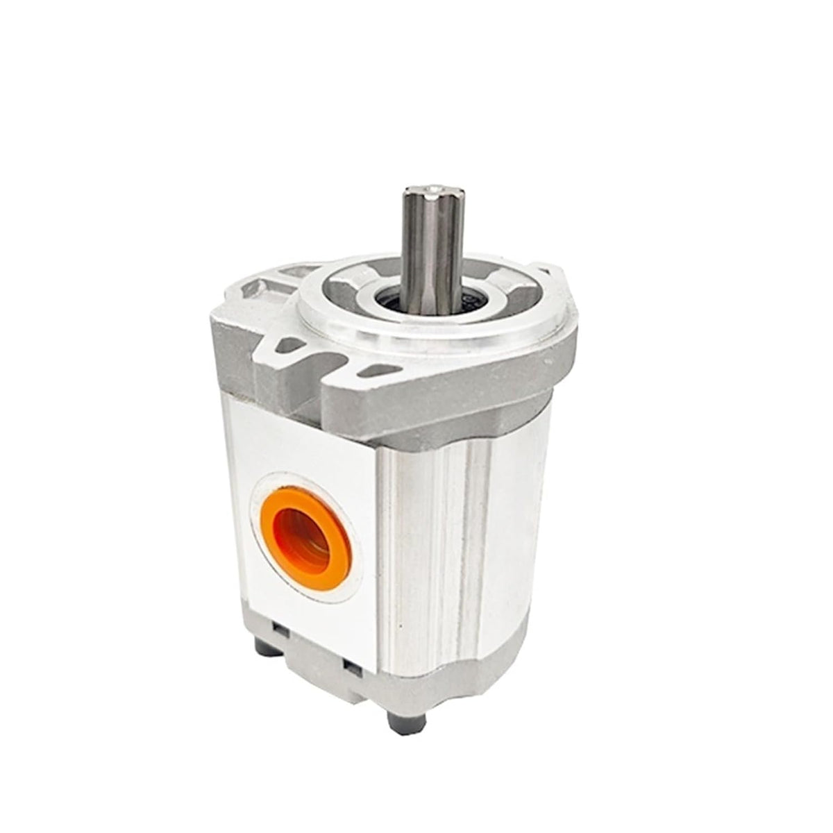 Pompes à engrenages SOKPOKGBU – Argent/Orange | Pompe hydraulique à haute pression en fonte d'aluminium, pompe engrenages CBT-F4