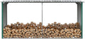 Abris de jardin Abri | s de jardin, 172 x 91 x 145/154 cm; 330 x 92 x 144/153 cm (L x l x H) – acier galvanisé | Vert/Anthracite