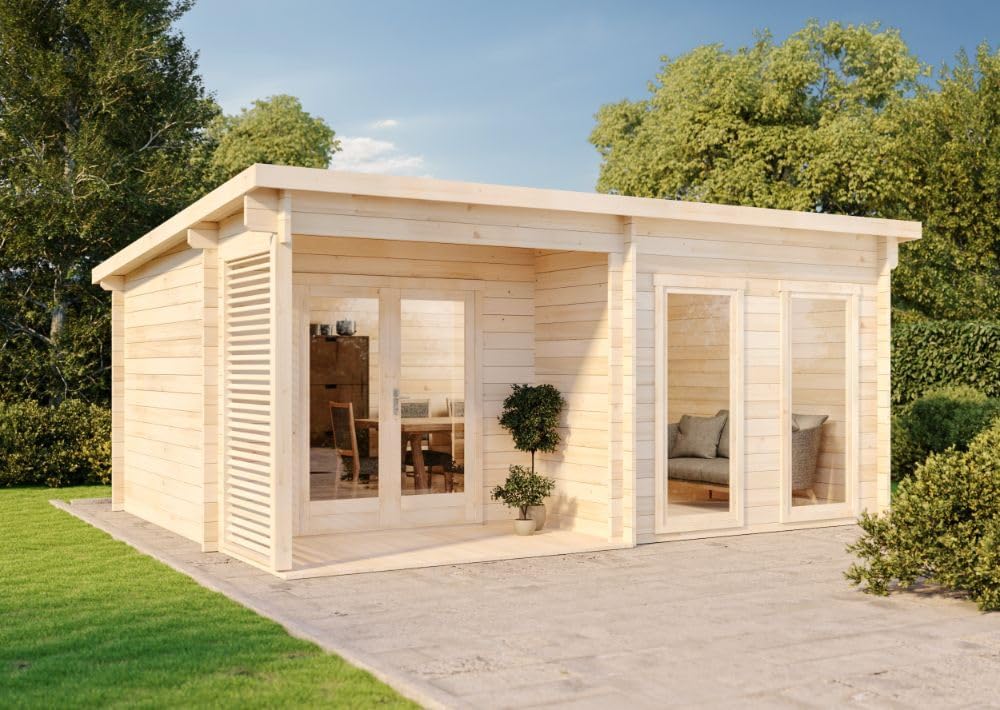 CARLSSON Abris de jardin, Bois Naturel – Abri de Jardin Orkus-44 en Bois de la Marque | abri de Jardin et de Loisirs