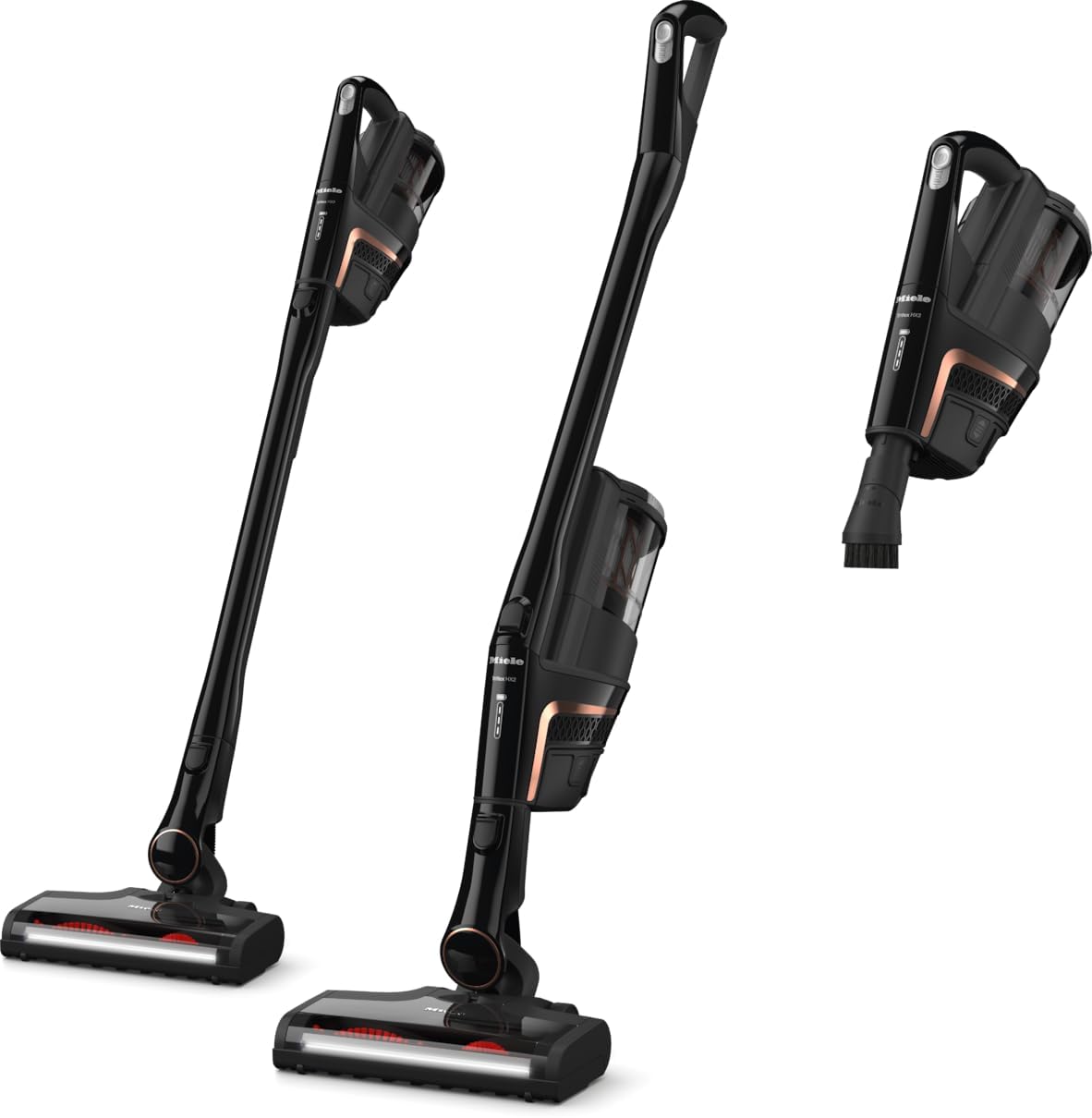 Miele aspirateur balai sans fil, aspirateur sans fil – Noir/Cuivre | Aspirateur Balai TRIFLEX HX2 CATETDOG