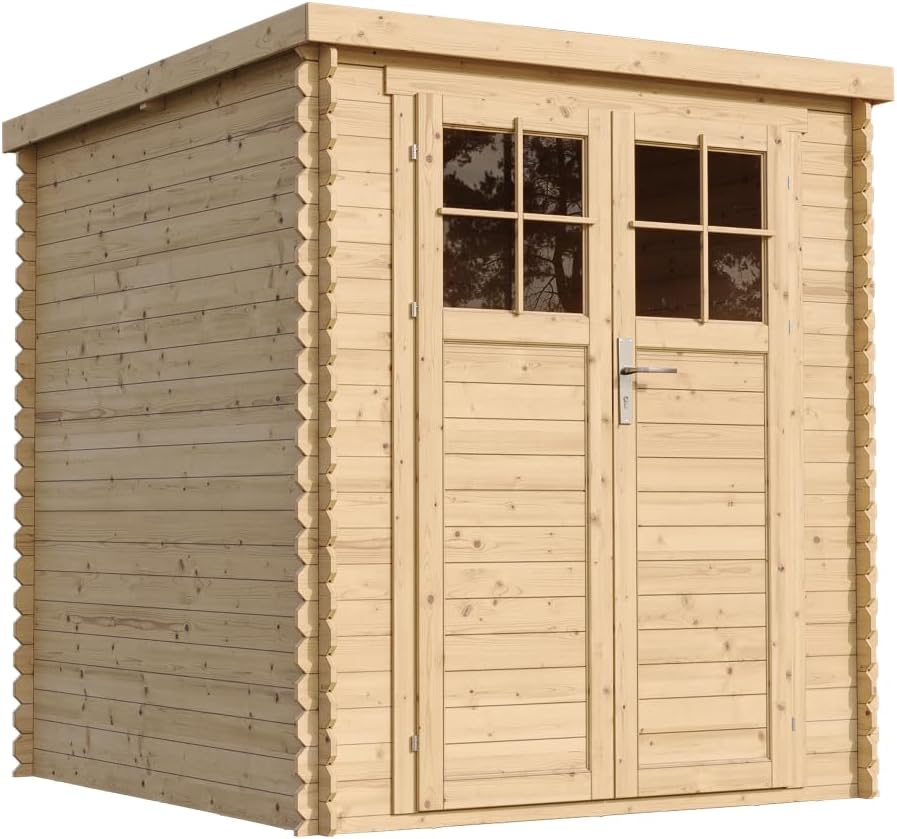 Abris de jardin TIMBELA – 3.53 m2 | Bois, Local à vélos - Toit imperméable – fenêtres