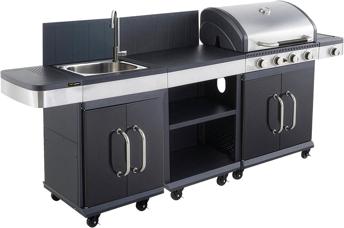 fumoir Happy Garden – Noir | meuble d'appoint, desserte et évier