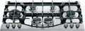 table de cuisson Hotpoint – plaque de cuisson | 90 cm, Acier Inoxydable/Noir – Ariston PHN 961 TS/IX/HA en acier inoxydable avec grilles en fonte